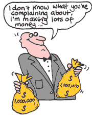 I'm happy - making money