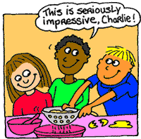 impressive food, Charlie